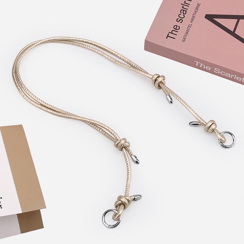 

Adjustable Single Shoulder & Handheld Crossbody Bag with Strap Webbing золотой