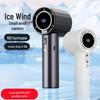 Southeast Asia 2026 GS5 High-Speed Leafless Mini Handheld Fan with 100-Speed Digital Display