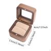 Wooden Ring Box Engagement Elegant Small Jewelry Trinket for Proposal Birthday