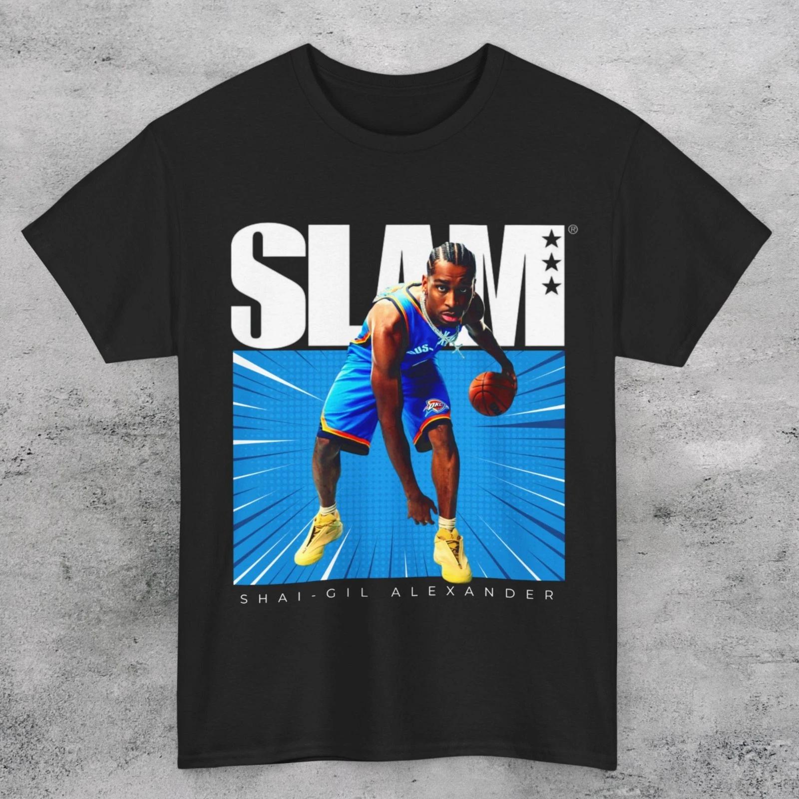 Shai Gilgeous Alexander Slam Cover Unisex T Shirt Thunder Tee S