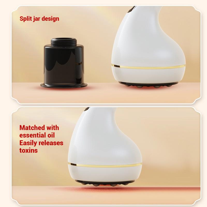 Electric Gua Sha Device: Full-Body Heated Cupping Instrument with Vacuum Suction for Gua Sha  Cupping, Home Massager