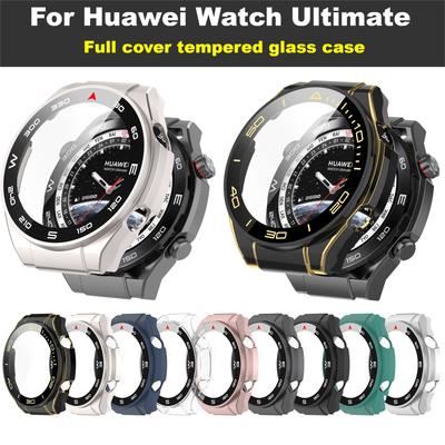 Full Cover Tempered Glass Case For Huawei Watch Ultimate Smartwatch Screen Protector For Huawei Watch Ultimate Watch Case
