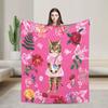 Nathalie Lete Theme Artistic Print Blanket Soft Lightweight All Season Couch Sofa Bed Throw Blanket Gift for Fans