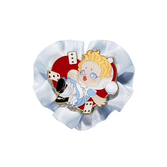 POP MART SKULLPANDA Daily Wonderland Collection Badge Blind Box Products, Single Mystery Box