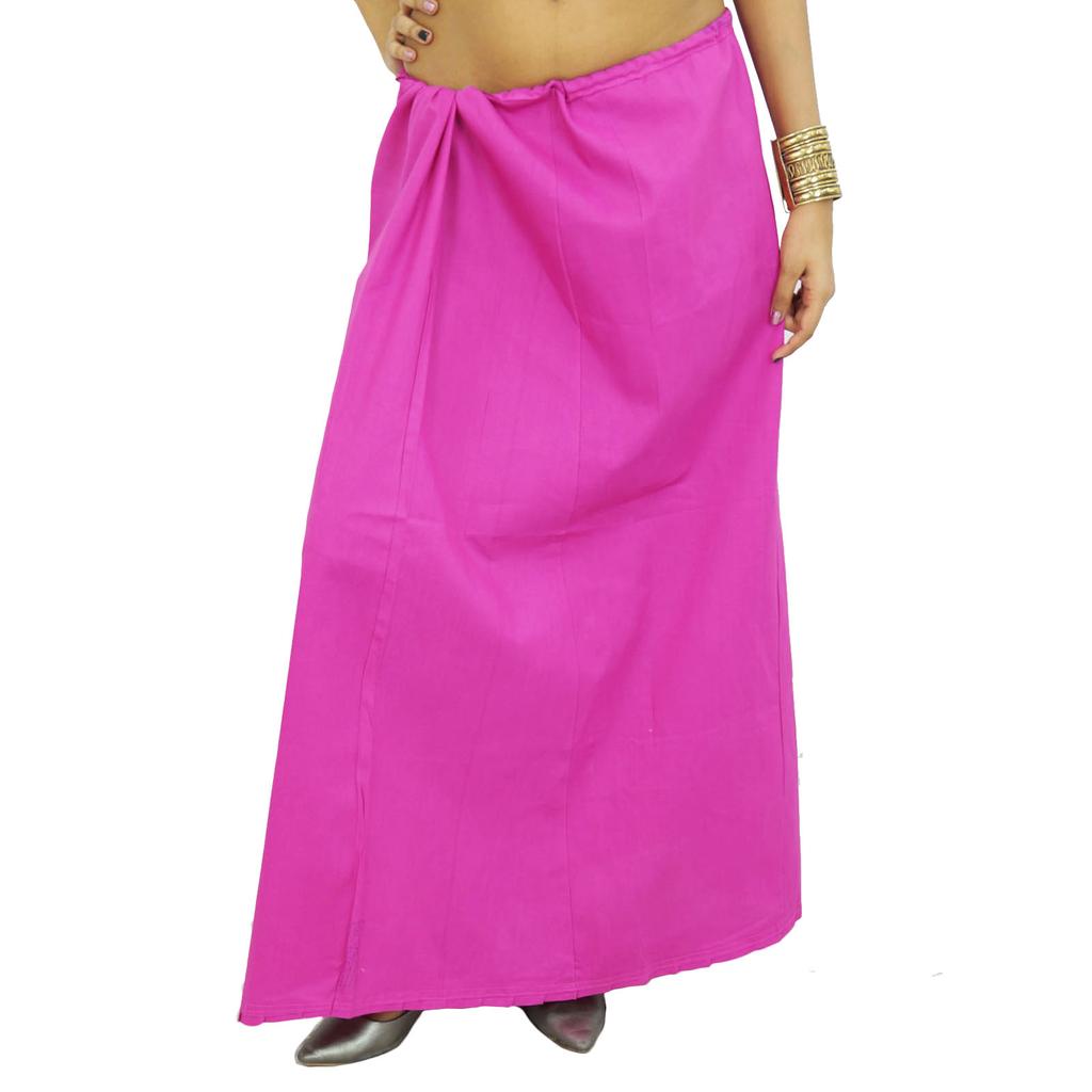 Saree Petticoat Underskirt Cotton Bollywood Indian Lining For Sari
