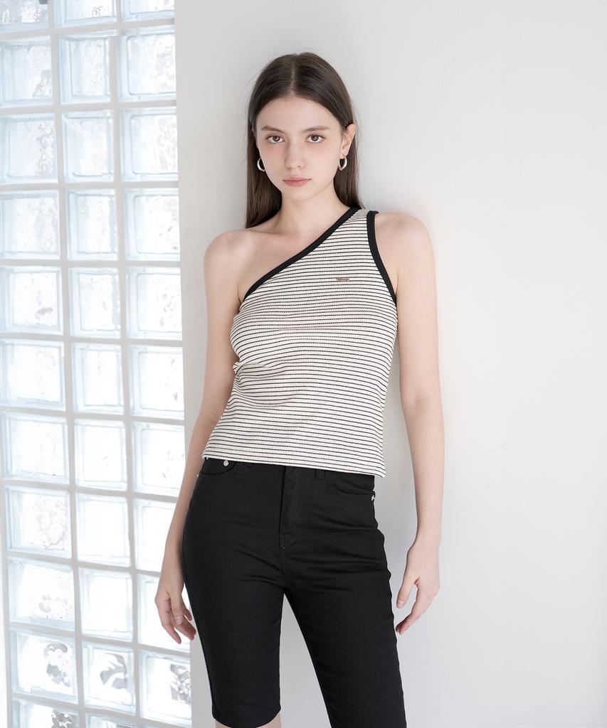 WAARFORWOMAN Wt-27 One-Shoulder Sleeveless (2 Colors)