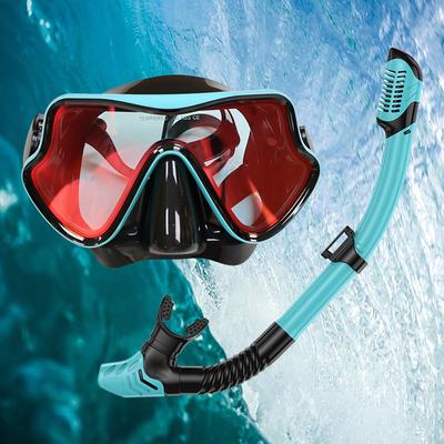 Nuevas gafas de buceo máscara de snorkel set de snorkel