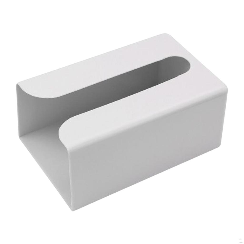Elegant Wall-Mounted Facial Tissue Holder for Bathroom Organization