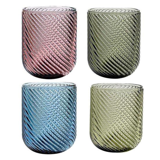 

4 шт./набор стаканов для питья 260 мл стаканы для воды и сока из бессвинцового натриево-кальциевого стекла термостойкие стеклянные стаканы 260ml D