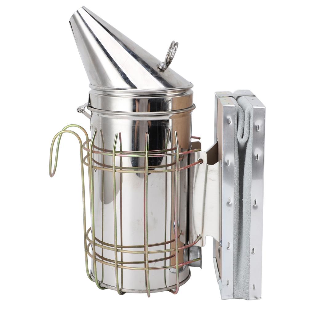 Beehive Smoker Stainless Steel   Wood Bee Smoker Beekeeping Equipment with Filter for Beekeeper Tool