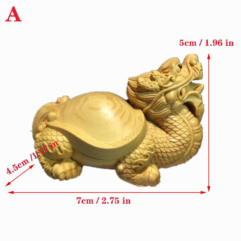 

Деревянная скульптура-талисман драконочерепахи, статуэтка, ручная резьба по массиву дерева, божественное животное, драконочерепаха, домашнее богатство, фигурка