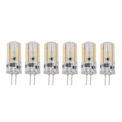 6Pcs GY6.35 LED Bulbs 5W AC 12V Warm White 2700 To 3000K White 6000 To 6500K 500LM 72LED Light