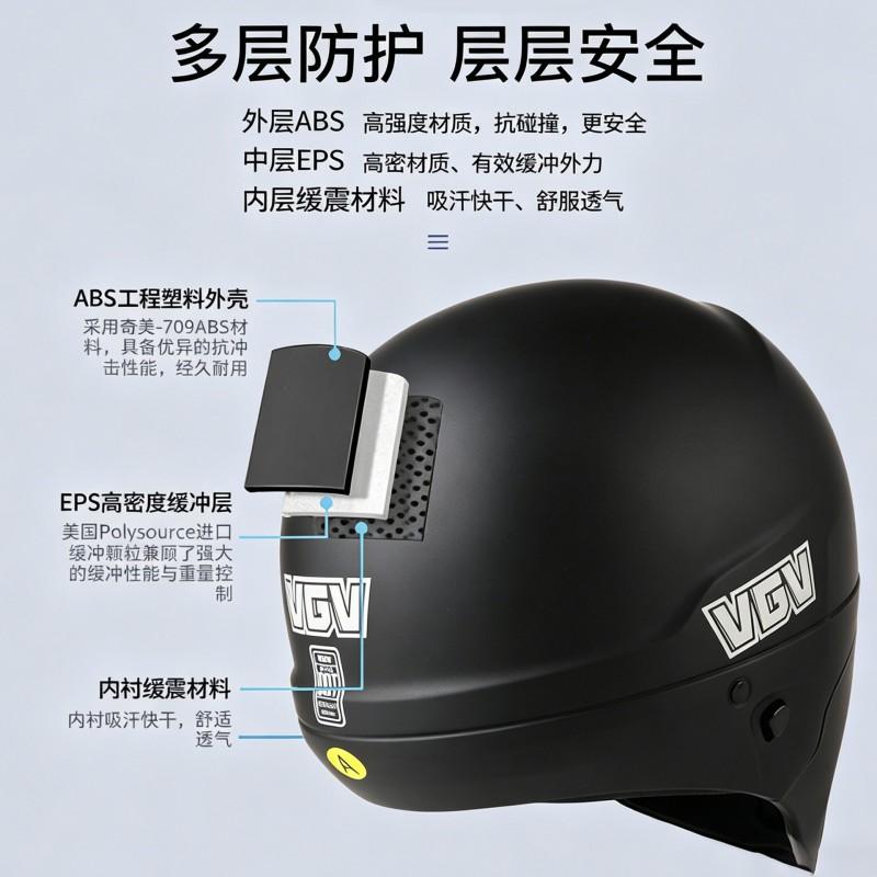 Full Face Motorcycle Helmet DOT Approved ABS Shell Adult Unisex All Season Ride Protection With Bluetooth Slot