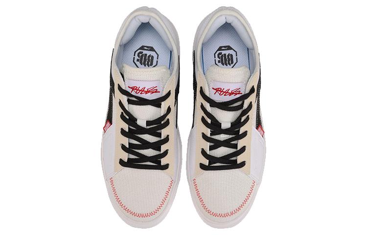 Li Ning Badfive The Rebel Casual Low Top Basketball Shoes Women's White Apricot AGBP022-3