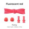 1 Pair No Tie Shoelaces Round Push The Spring Lock Sports Elastic Shoelace Suitable for All Shoes Lazy Laces Shoe Accessories