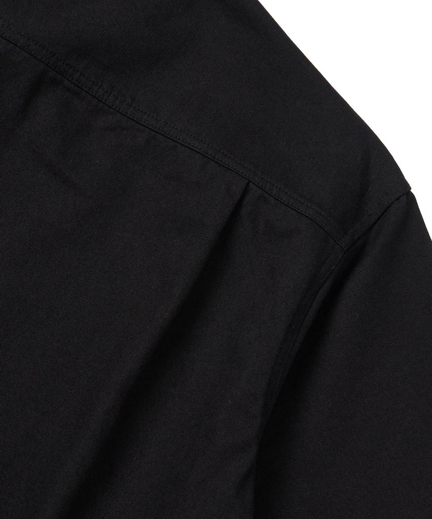 Masateu Carpenter Work Short Sleeve Shirts _ Black