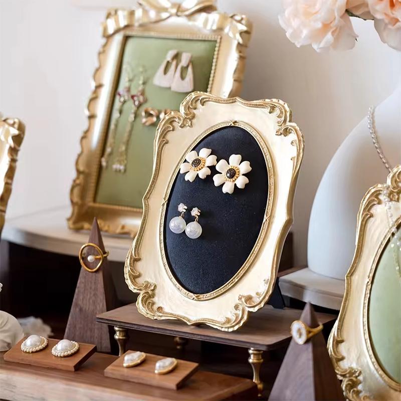 1PC Ornamental Jewelry Showcase Frame Decorative Jewelry Display for Market Stall
