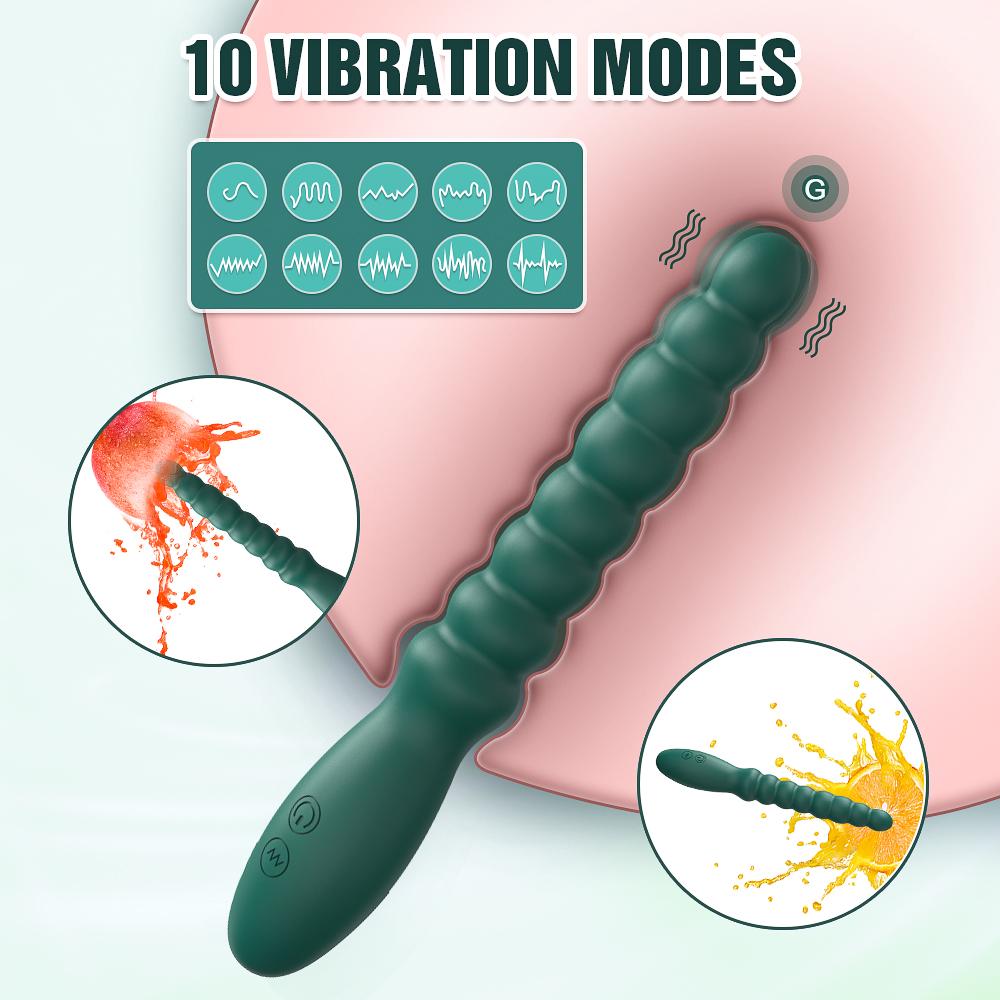 Vibrierender Analvibrator für Männer Prostata-Massagegerät Buttplug Analkugel Erwachsenenprodukte Männliches Schwulenspielzeug Masturbator Sexspielzeug für Frauen