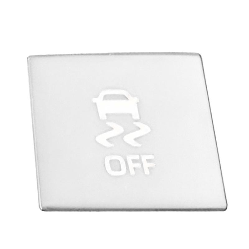 Car Console Gear Shift Switch Button Trim Cover Set Fit For Toyota Corolla      LHD Silver Aluminium Alloy