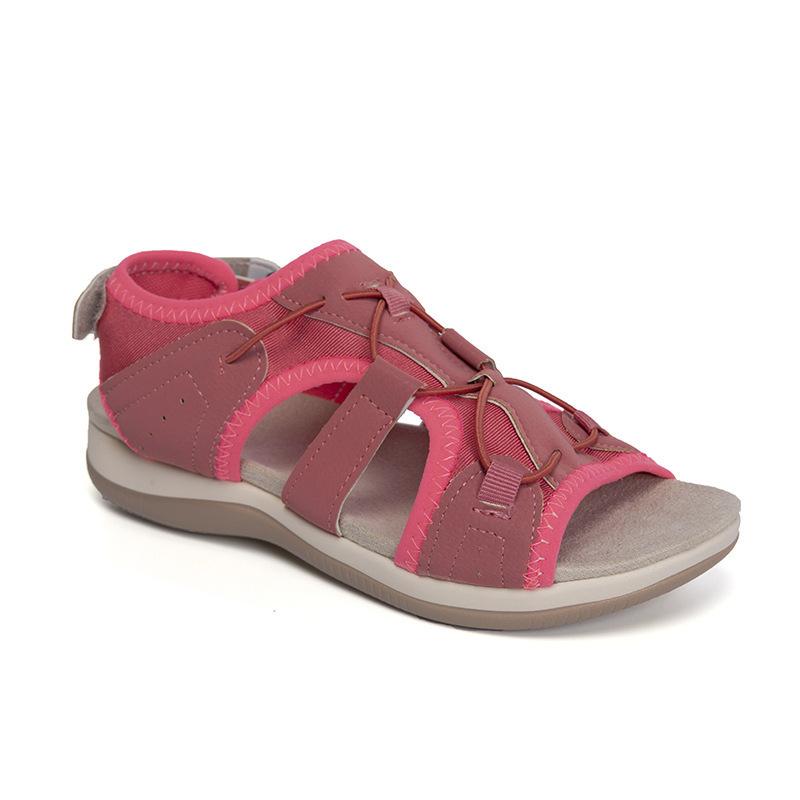 Women's Roman Sandals Plus Size Casual Sandals Peep Toe Flat Beach Shoes Comfortable Womens Sneakers Sandals Hollow-out Sapato