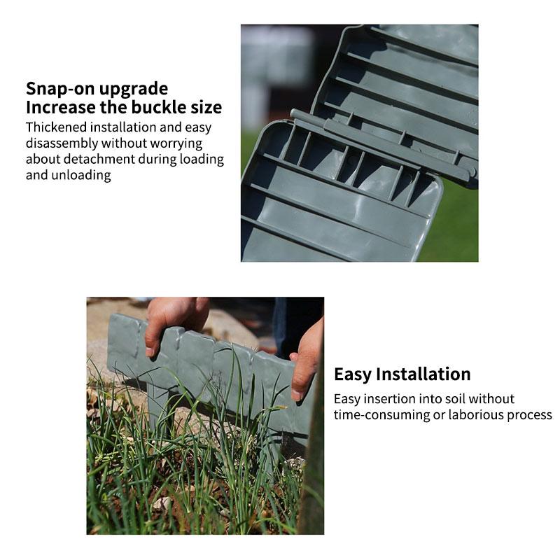 Plastic Fence Garden Guardrail Imitation Plant Support Pile Courtyard Landscape Plant Fence Post Repair Stakes Garden Gadgets
