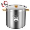 Commercial 304 Stainless Steel Soup Pot with Lid