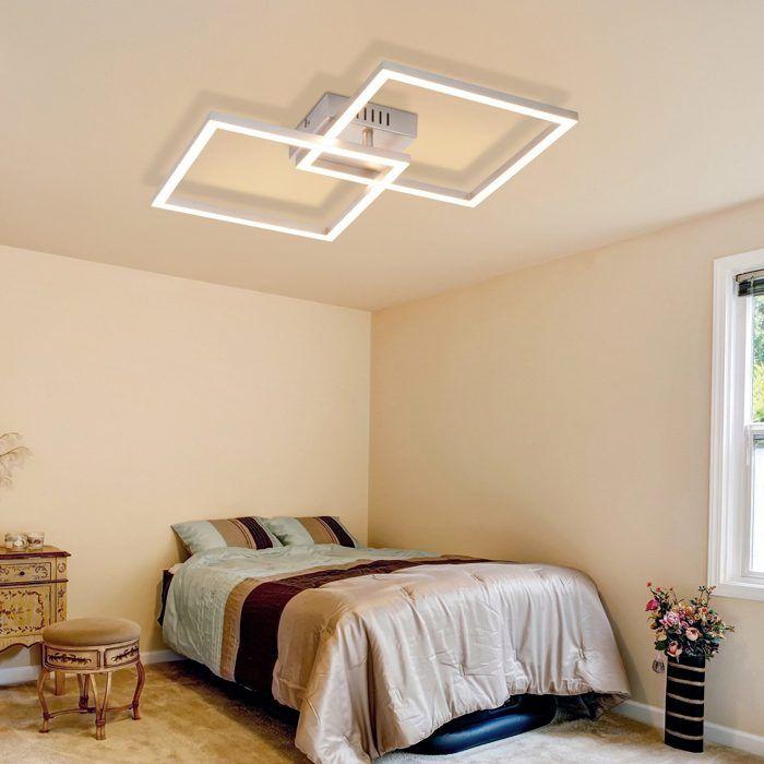 LED Ceiling Light - NETTLIFE - 24W - 3000K Warm White - Adjustable - Metal/Acrylic