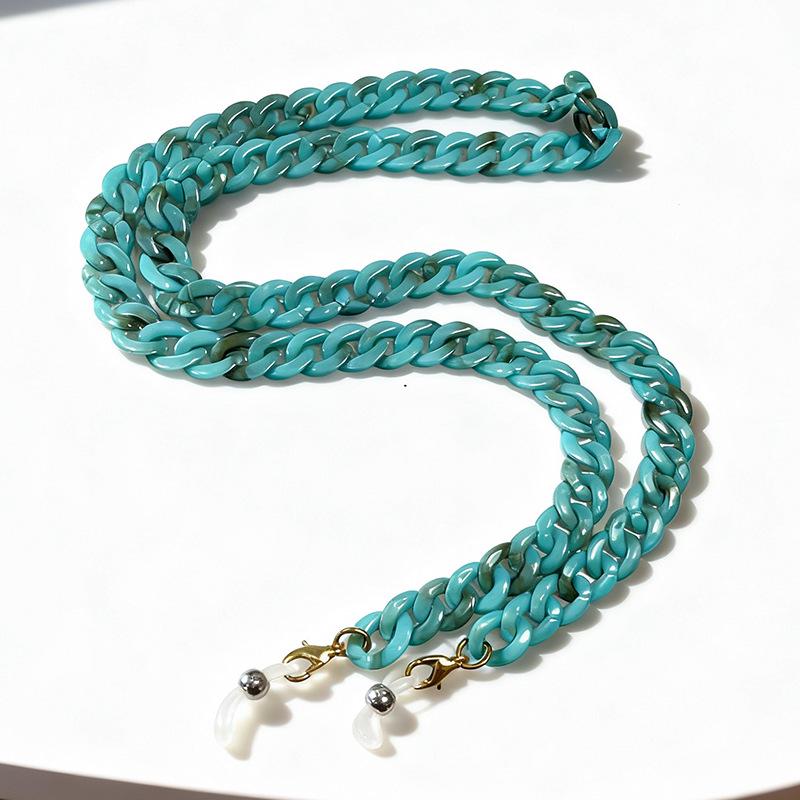 Colorful Handmade ABS Acrylic Eyeglass Chain - Jelly Shades Accessory