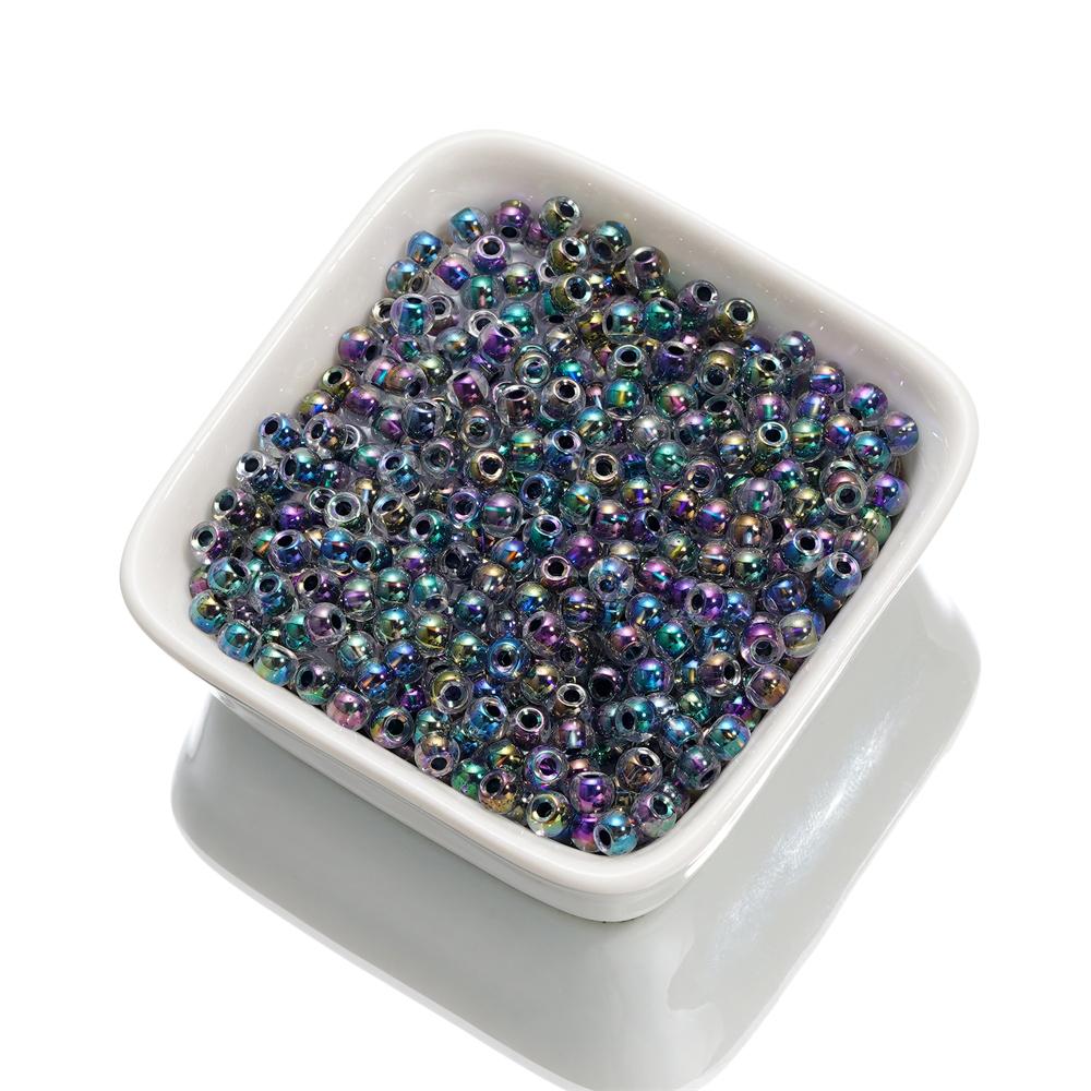 10g/pack 4mm Glass Round Shape Loose Spacer Seed Beads For Jewelry Making DIY Charm Bracelet Earring Necklace Accessories