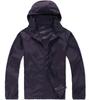 Female Clothing Women's Solid Colored Hooded Long Sleeved Jacket Wind Breaker Sun Protection Jacket Outdoor Sports Jacket