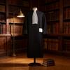 Costume Avvocato Medievale Con Cappotto in Poliestere Per Halloween Cosplay Gioco di Ruolo