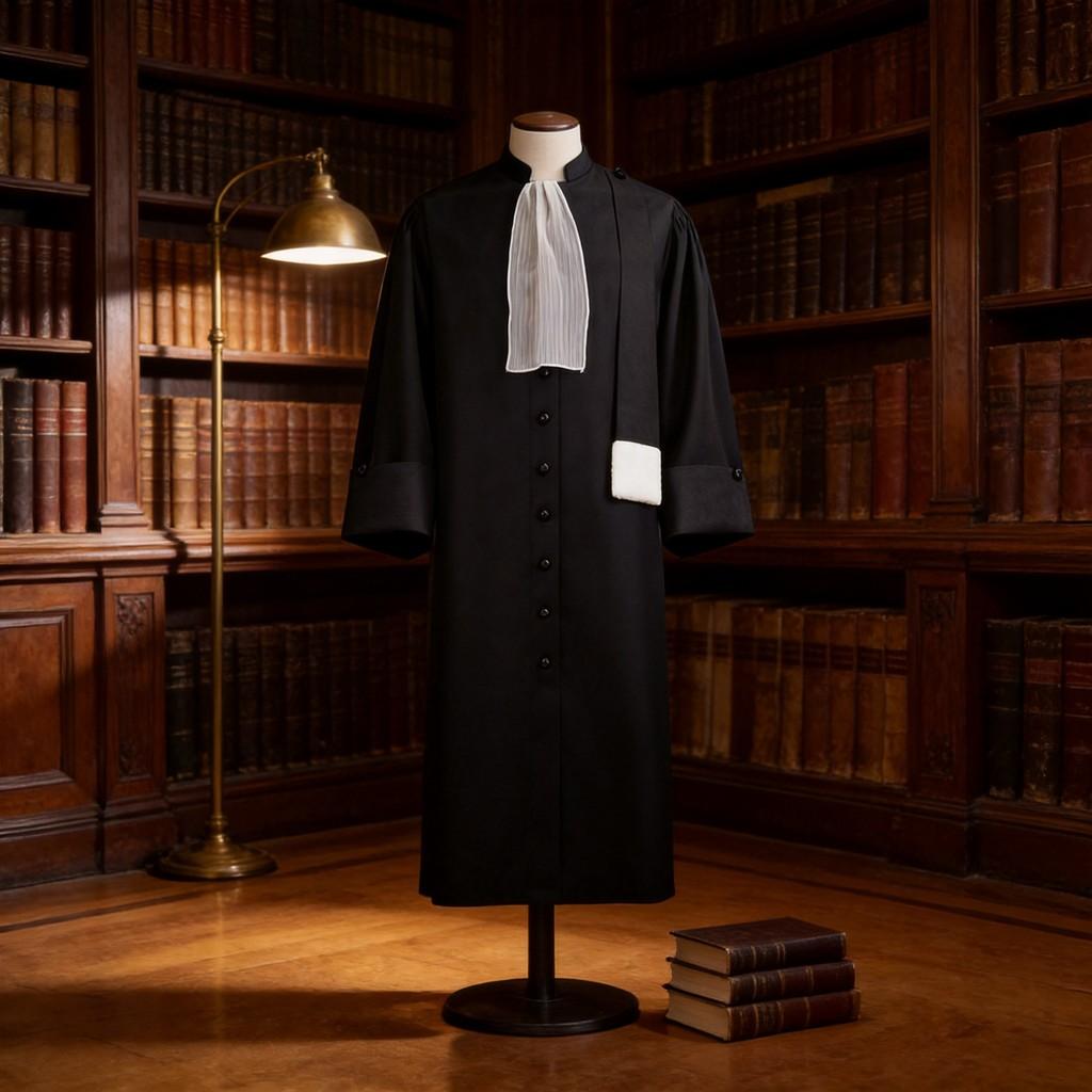Costume Avvocato Medievale Con Cappotto in Poliestere Per Halloween Cosplay Gioco di Ruolo