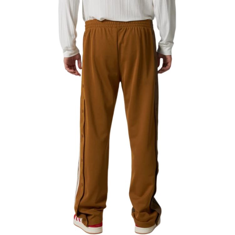 adidas X CLOT Edison Chen Adibreak Pants Brown Oxide Men Streetwear IY6525