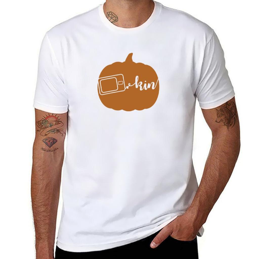 Pumpkin Tshirt Casual All Match Short Sleeve Tshirt