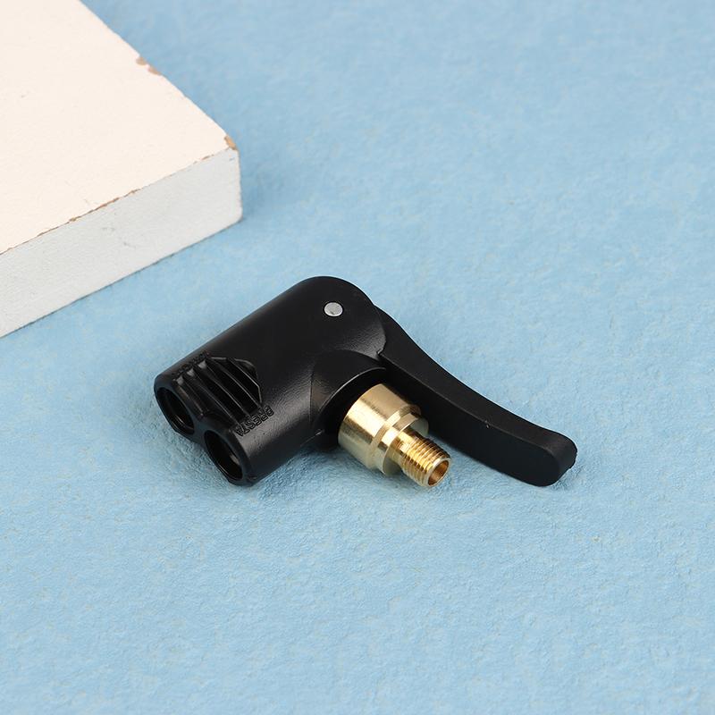 2-In-1 Deflated Schrader/Presta Valve Adapter Portable Tire Air Pump Nozzle Hose Tire Inflator Chuck Inflatable Pump Connector