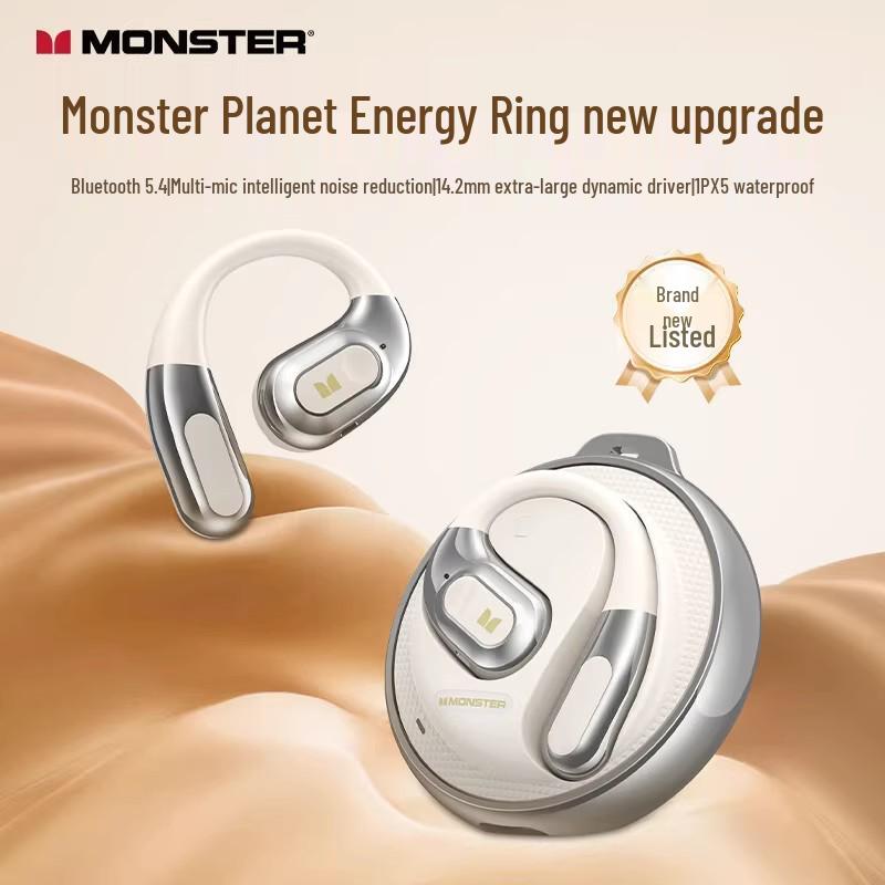 Monster AC330 Bluetooth 5.4 Over-Ear Noise-Cancelling Sports Headset with High-Quality Sound