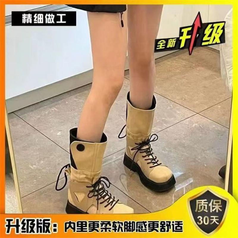 

Пустошь Французские Дофаминовые Ботинки Осенние Ботинки Ботинки с Мехом Маленький Ароматный Ветер Высокие Ботинки Рыцарские Ботинки 40 spot seconds