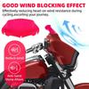 Rotes 9" Motorrad Wellen Windschild Verkleidung Windabweiser Für Harley Road Glide Ultra Custom FLTRU FLTR FLTRX 14-23