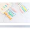 4pcs/Set Baby Kids Training Soft-Bristled Suction Stand Toothbrushes for Kids Children with Thick Ru