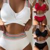 European and American Sexy High-End Tie-Up Bikini Swimsuit
