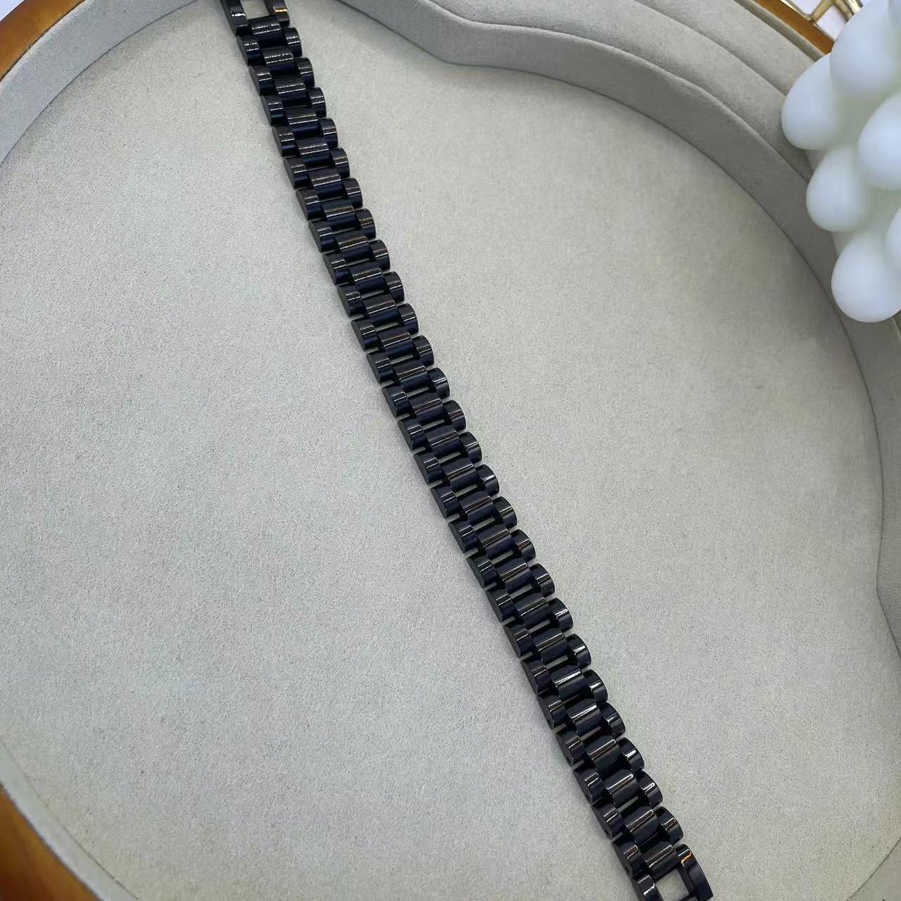 

Stainless Steel Hip-Hop Chain Bracelet – European & American Style