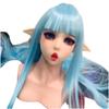 Men's Sex Doll Head TPE Soft Skin Feel Oral Sex Exquisite Makeup With Mouth Elf Anime Masturbation Cup Erotic Adult Sex Toy