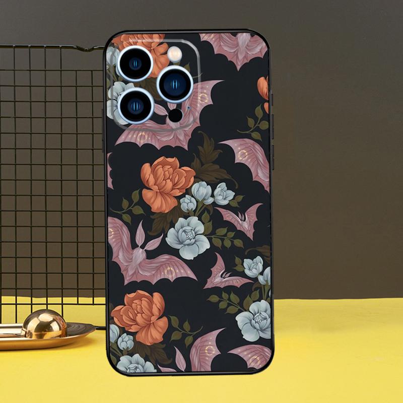 Goth Vampire Bat Gothic Phone Case For iPhone 12 11 14 Pro MAX XR X XS Max Case For iPhone 13 Pro Max 7 8 Plus SE2