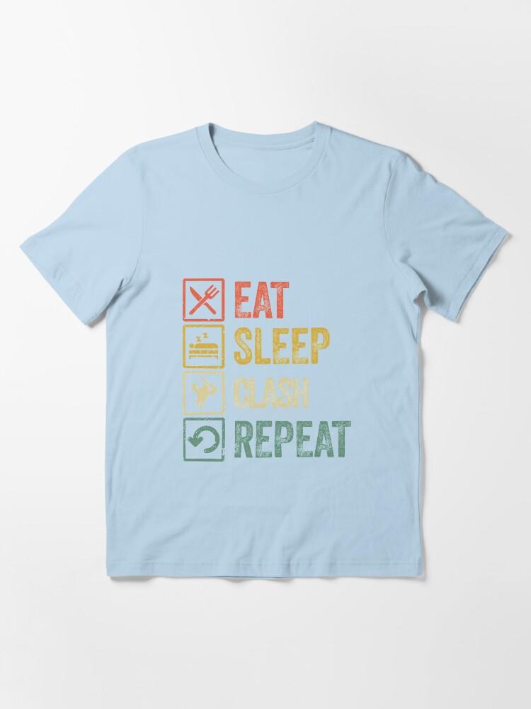 The Clash Funny eat sleep clash repeat retro vintage Essential T-Shirt