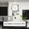 Silent Wall Clock Modern Creative Wall Clocks Dining Room Large Household Hanging Clock Living Room Decoration Accessories