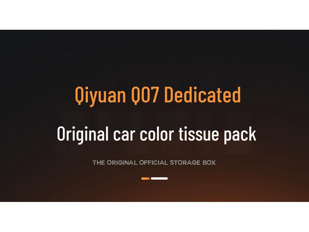 Q07 Tissue Box - New Model Car Armrest and Seat Back Hanging Bag