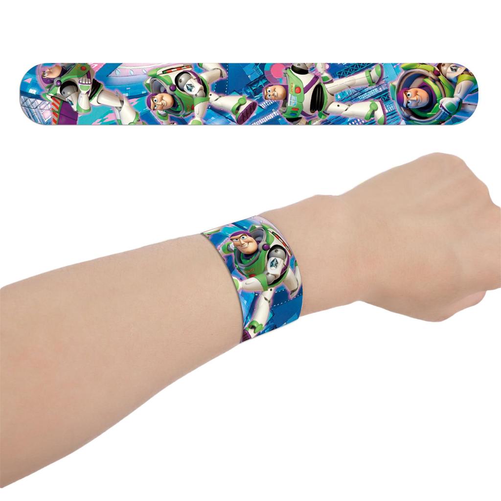 Pixar Toy Story Slap Bracelet: Kids' Anime Cartoon Wristband Birthday Gift Set