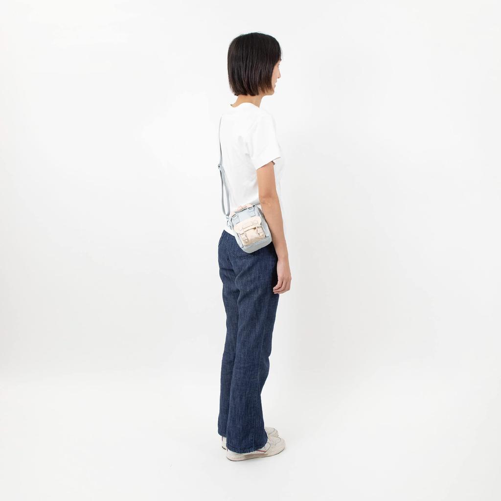 Bag Nature Pale Series Macaron Tiny 1L Girls Casual Crossbody Mobile Phone Bag Handbag X [DOUGHNUT] Women's (Raindrop Hazy)