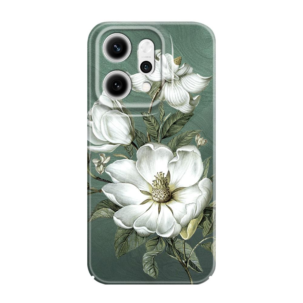 Gorgeous Magnolia Phone Case For OPPO Reno 14 14F 13 13F 12 12F 11 11F 10 8 8Z 8T 7 7Z Pro 4G 5G Film Hard Cover