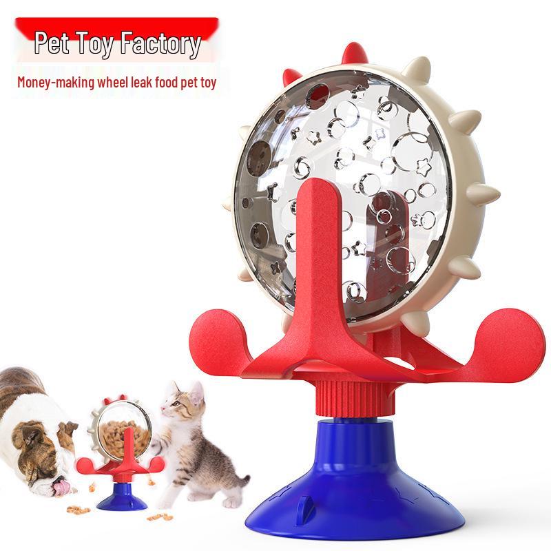 Pet Supplies: Bestseller Puppy Toys & Cat Teasing Slow Feeder Windmill Turntable